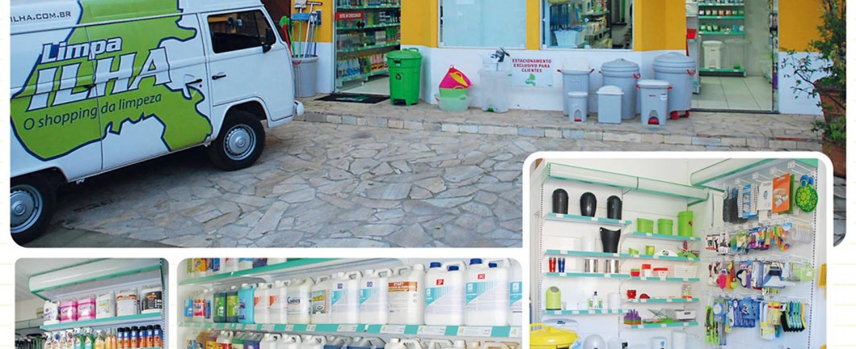 Limpa Ilha tem linha completa de produtos e acessório profissionais para limpeza