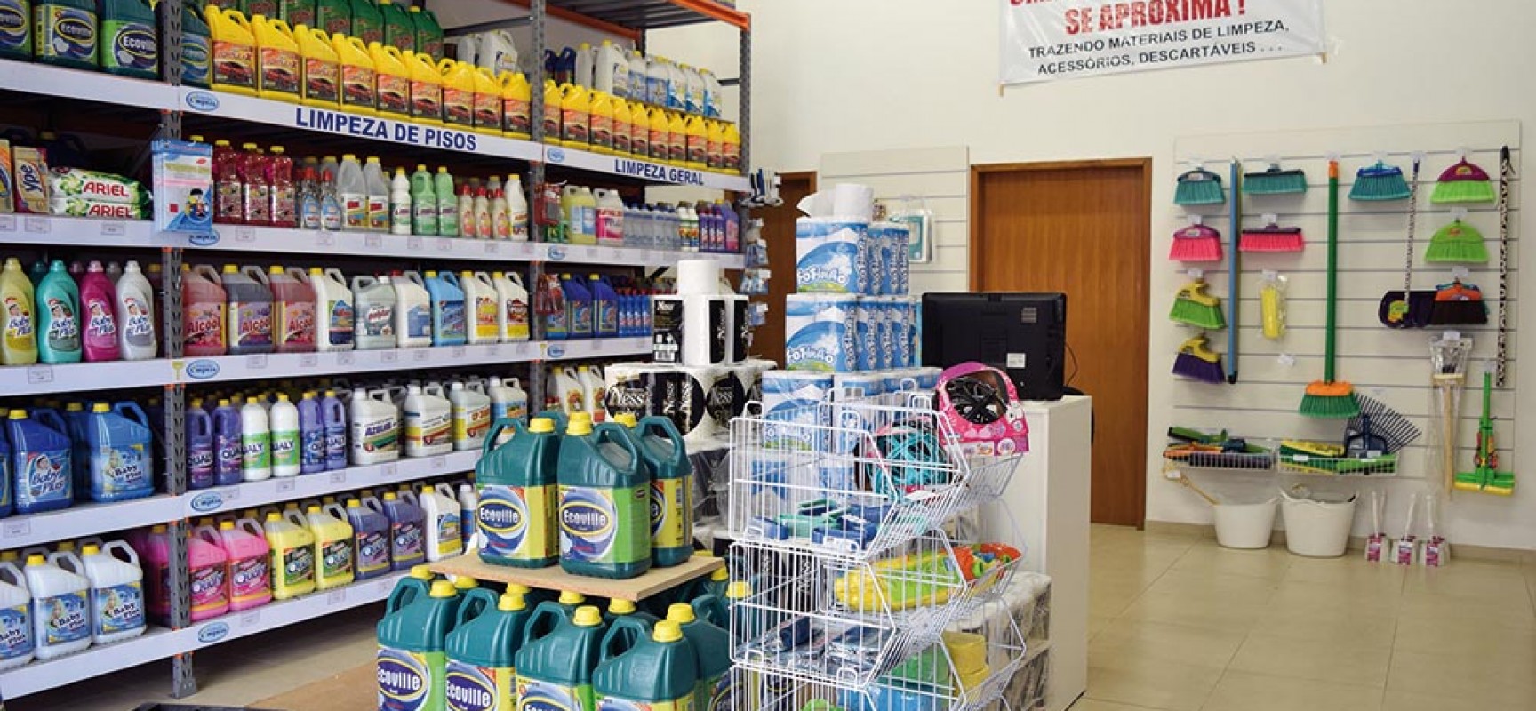 Estação Limpeza tem linha completa de produtos para empresas e residências