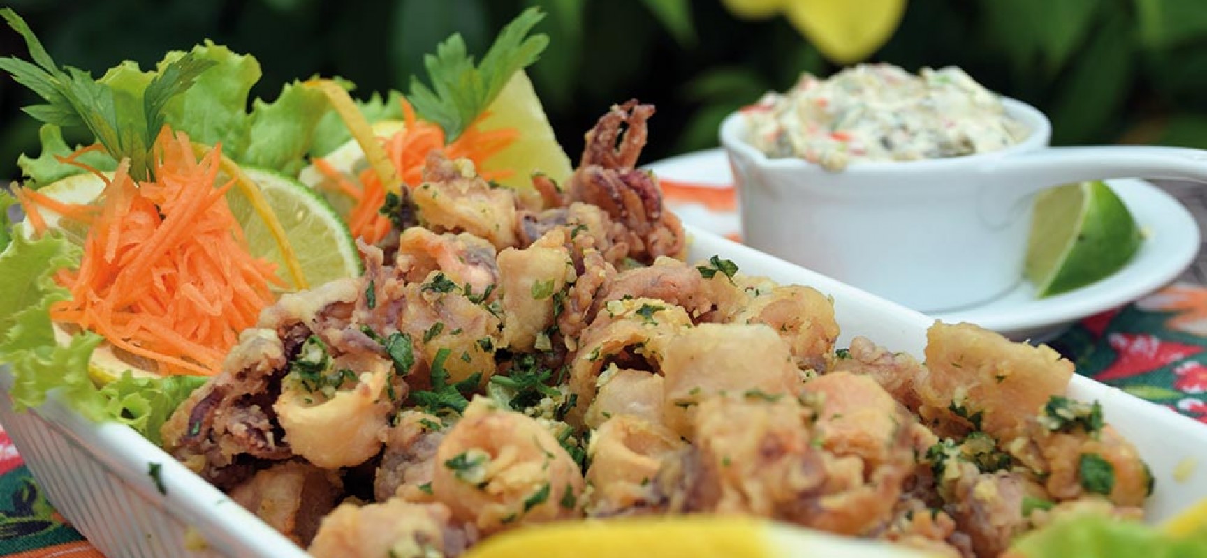 Peixes e frutos do mar são destaques no restaurante do Hotel Ilha Plaza