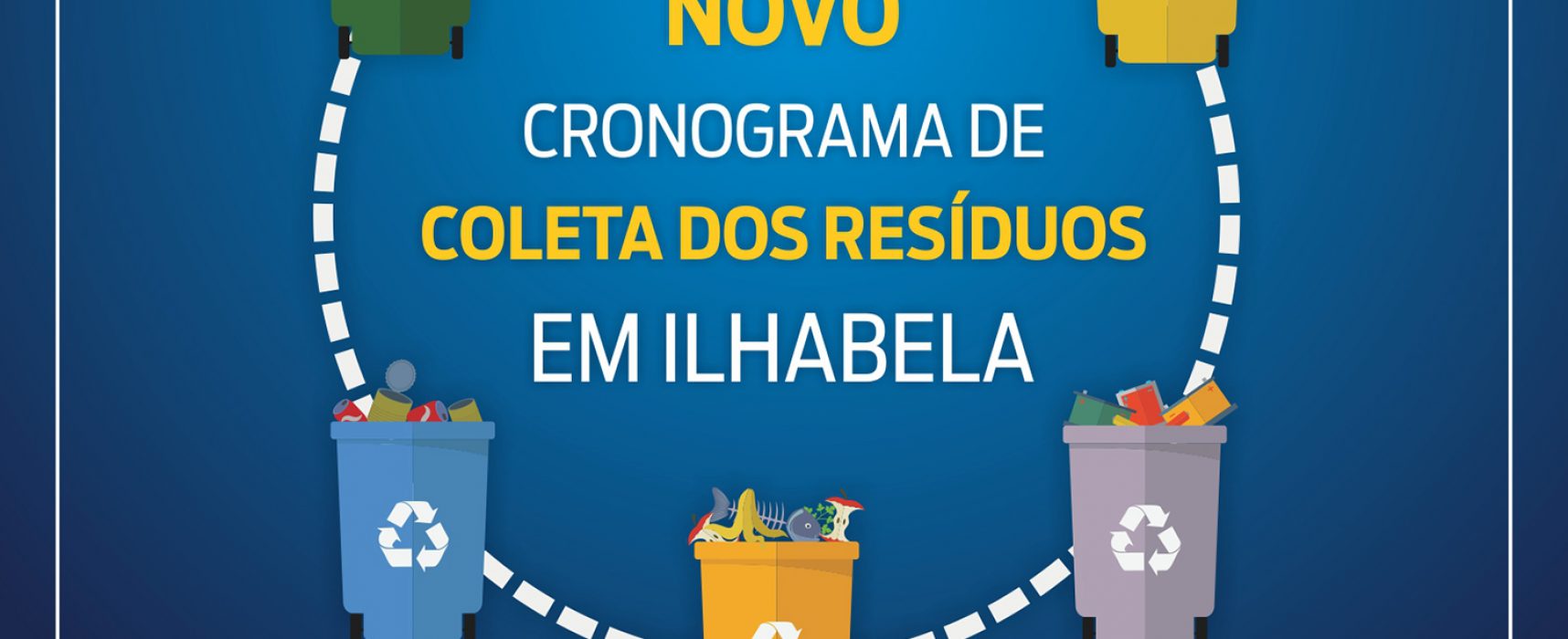 Novo cronograma de coleta dos resíduos é divulgado pela Prefeitura de Ilhabela