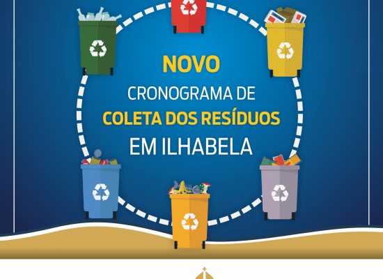 Novo cronograma de coleta dos resíduos é divulgado pela Prefeitura de Ilhabela