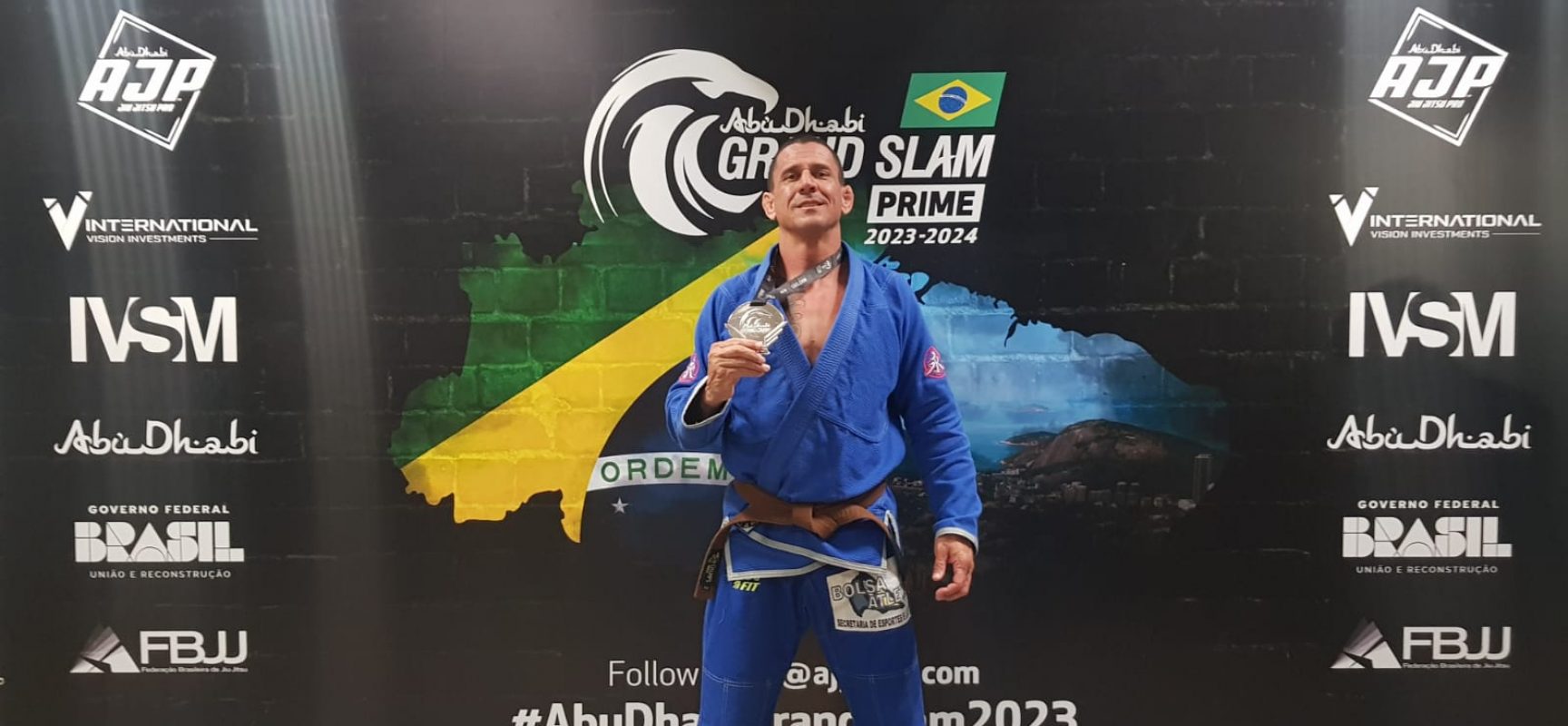 Atleta Rodrigo Garcia se consagra Vice-Campeão no campeonato Abu Dhabi Grand Slam no Rio de Janeiro